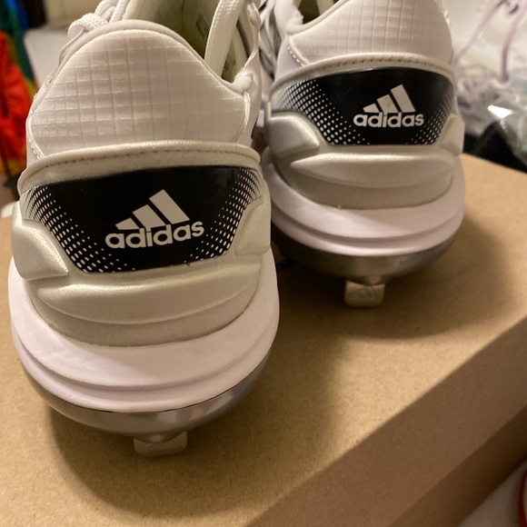 Adidas Purehustle 2 Elite Women’s White/Black Softball Cleats Size 7 NWT - Picture 2 of 6